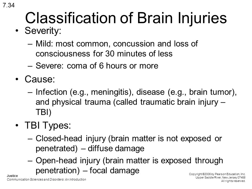 The causes and common types of traumatic brain injuries